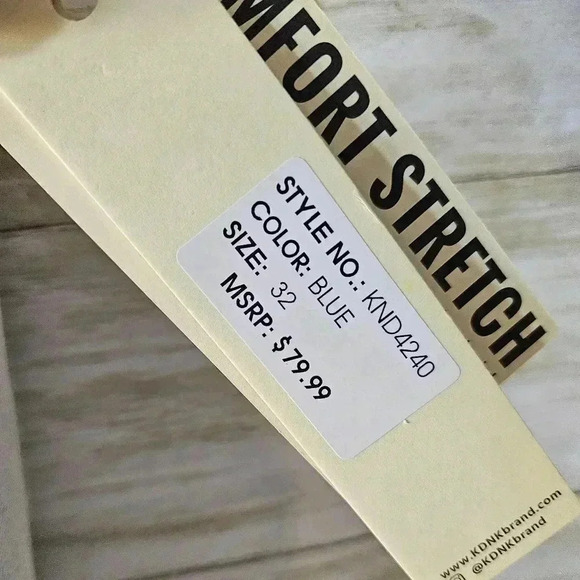 KDNK stretch half light half dark jeans size 32/32 - Picture 6 of 11